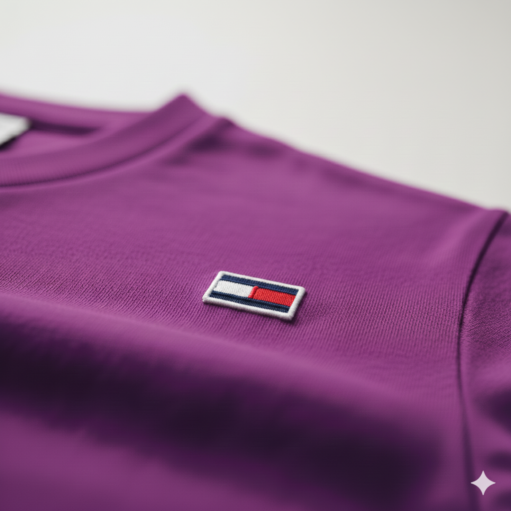 Camiseta Tommy Hilfiger Morada