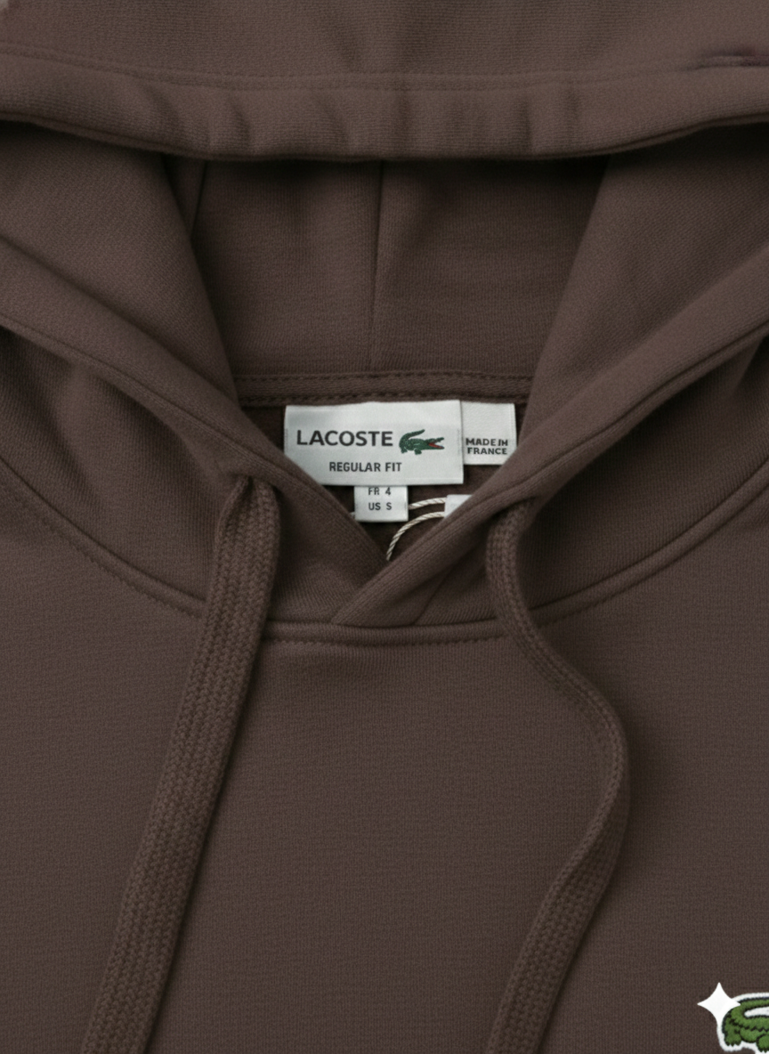 Poleron Lacoste Canguro Cafe