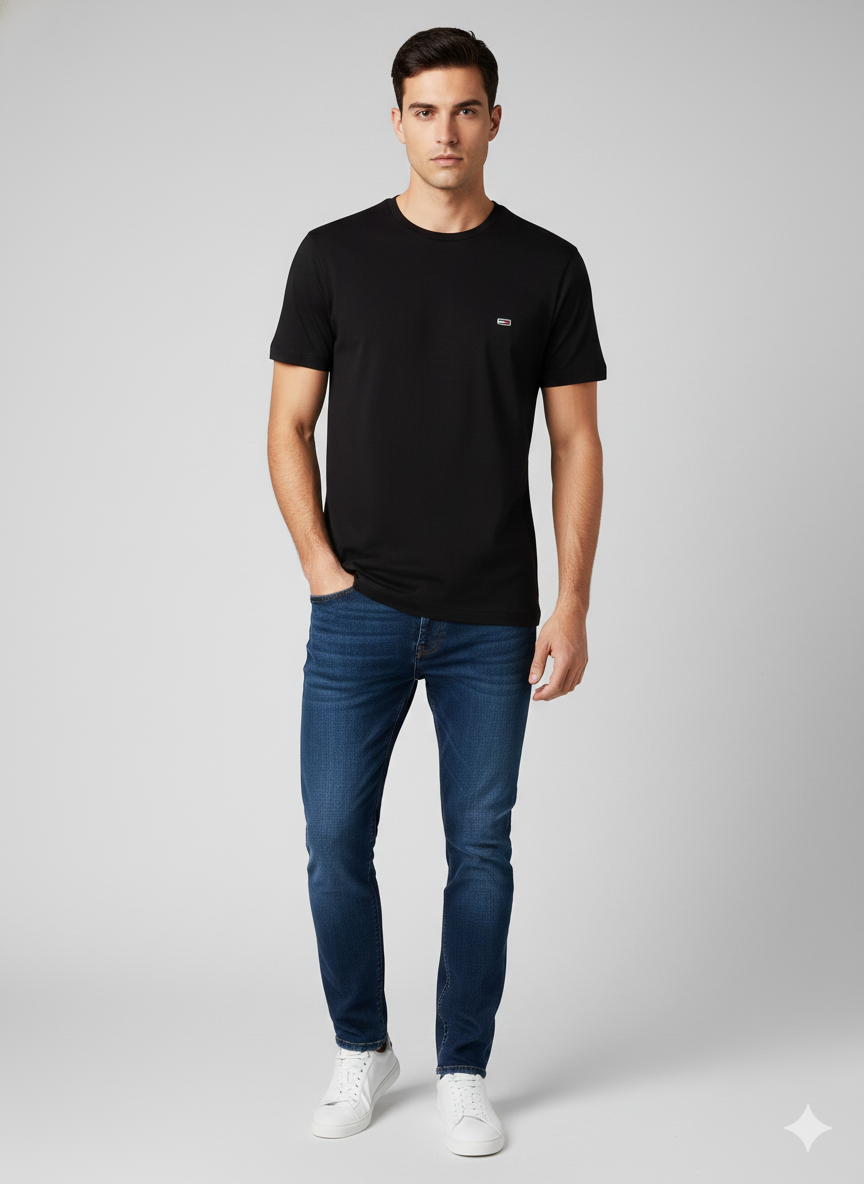 Camiseta Tommy Hilfiger Negra