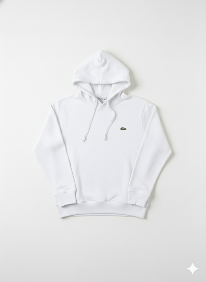 Poleron Lacoste Canguro Blanco