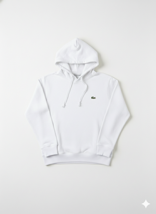 Poleron Lacoste Canguro Blanco