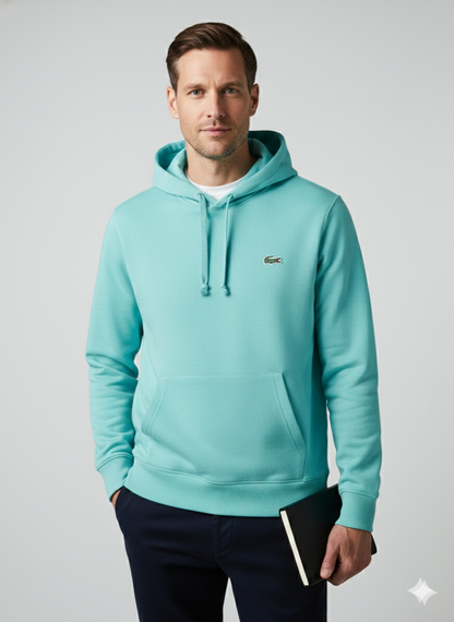 Poleron Lacoste Canguro Verde Agua