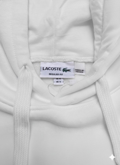 Poleron Lacoste Canguro Blanco