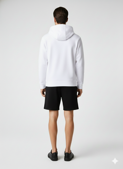 Poleron Lacoste Canguro Blanco