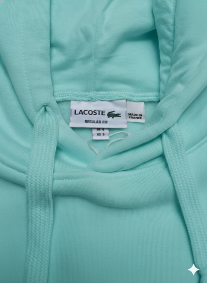 Poleron Lacoste Canguro Verde Agua