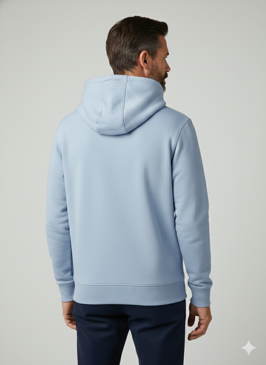 Poleron Lacoste Azul Pastel