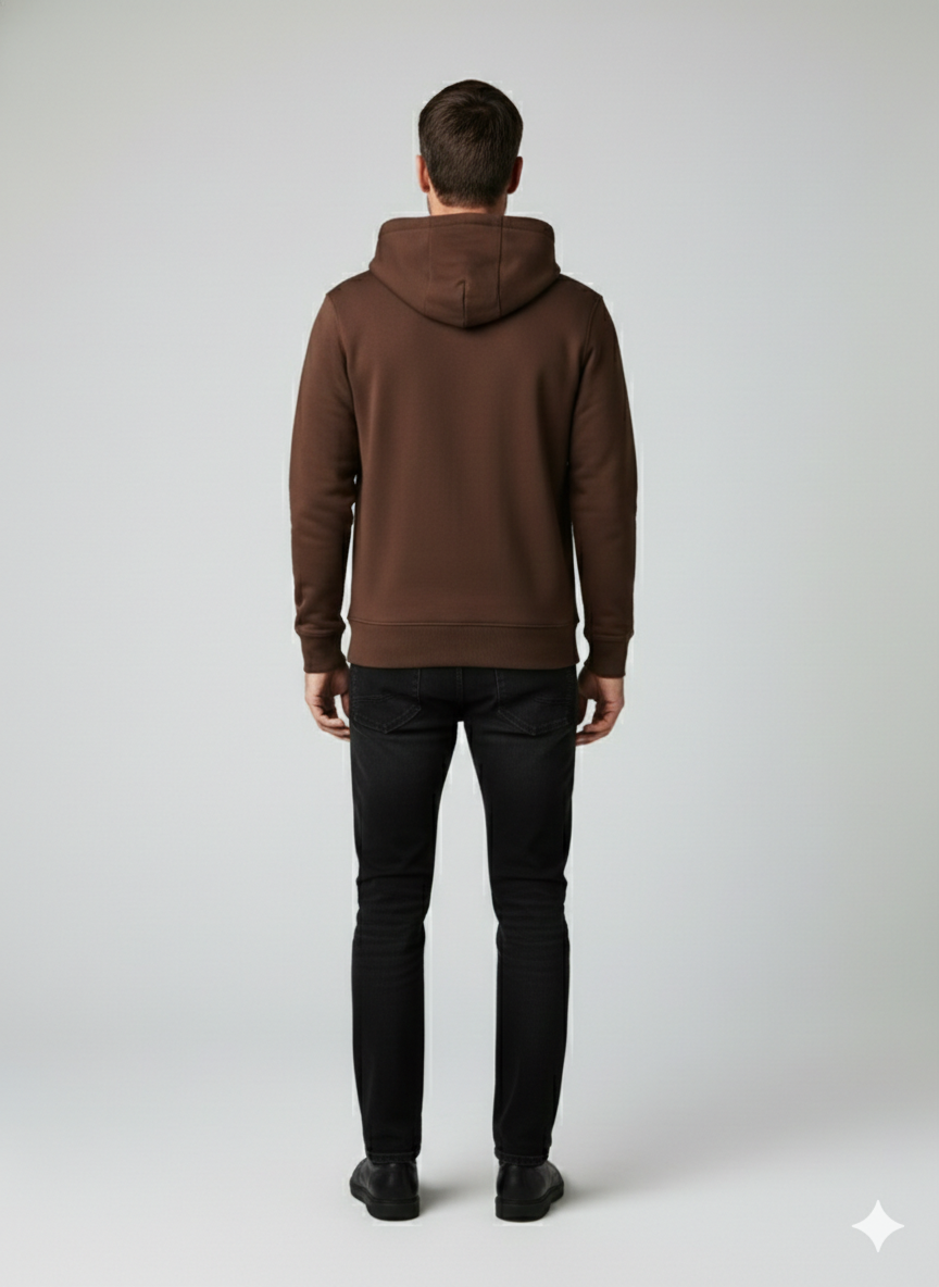 Poleron Lacoste Canguro Cafe